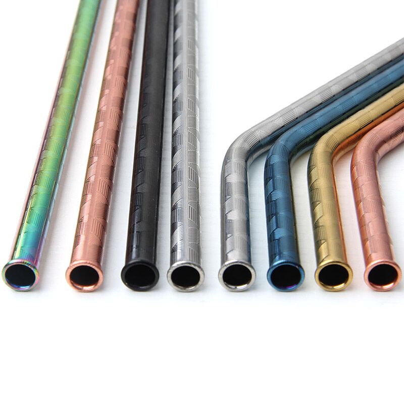 Replacing Plastic Straws With Reusable Metal And Steel Bio Tubing